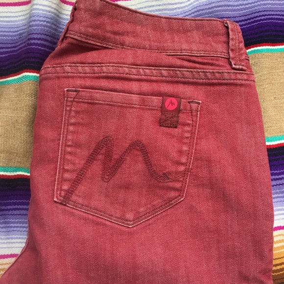 Womens Marmot Pants maroon size 10 - Picture 3 of 8